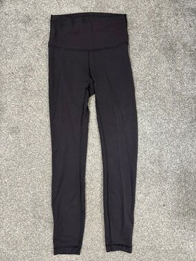 Lululemon Black Wunder Under Tight 25"
